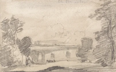 Brücke und Ruine, nach Richard Wilson; Am Tiber